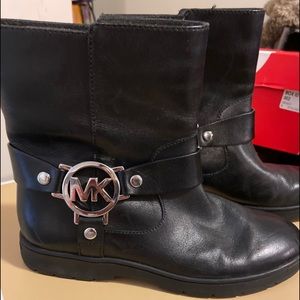 MK authentic black booties